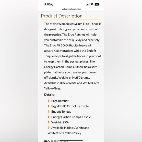 Magic Ksyrium Women Cycling Shoe Size 5 - Picture 2 of 6